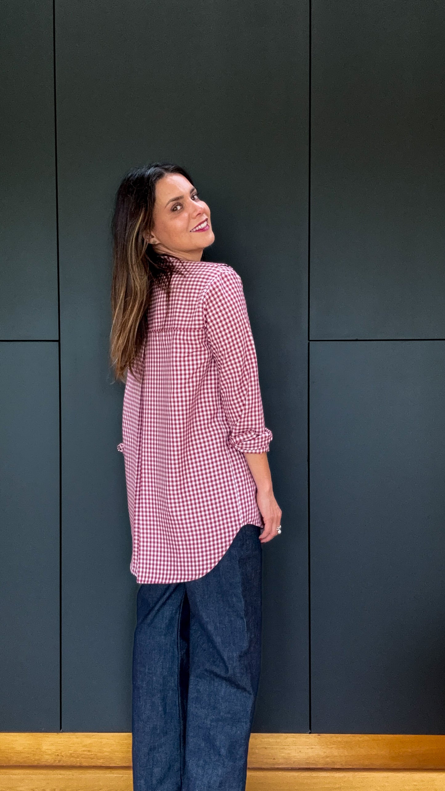 Blusa Sevilla Burdeo