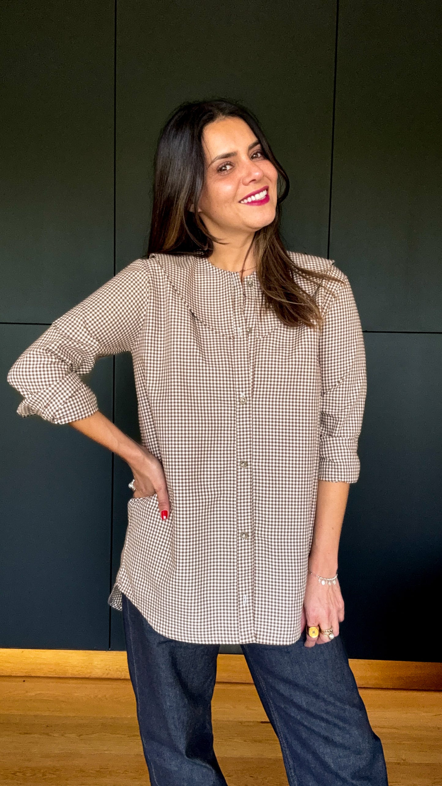 Blusa Sevilla Marrón
