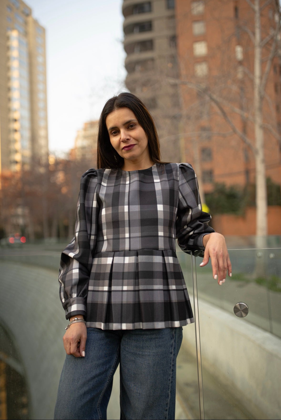 Blusa Tartán