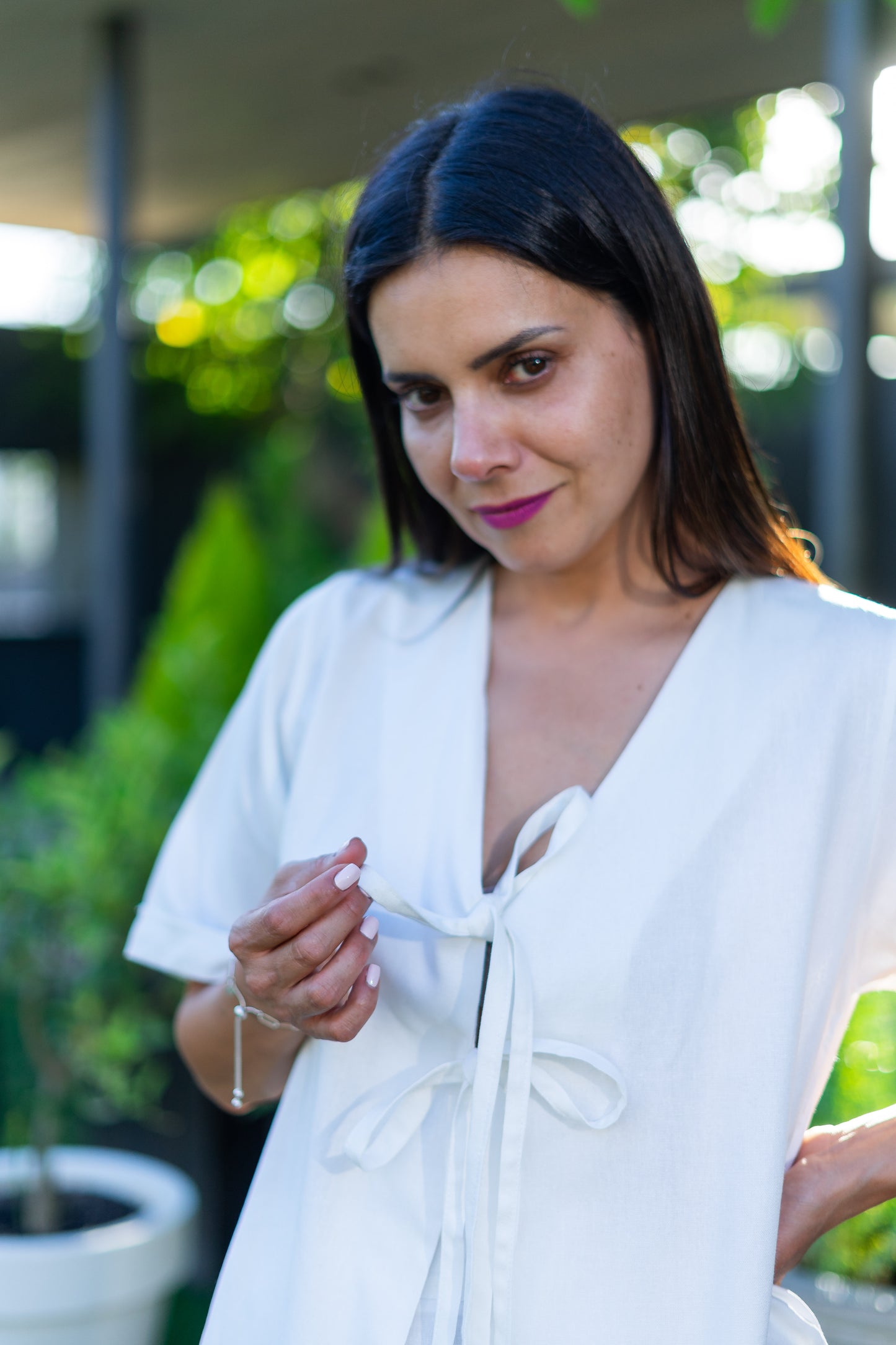 Conjunto Margarita Blanco Crudo