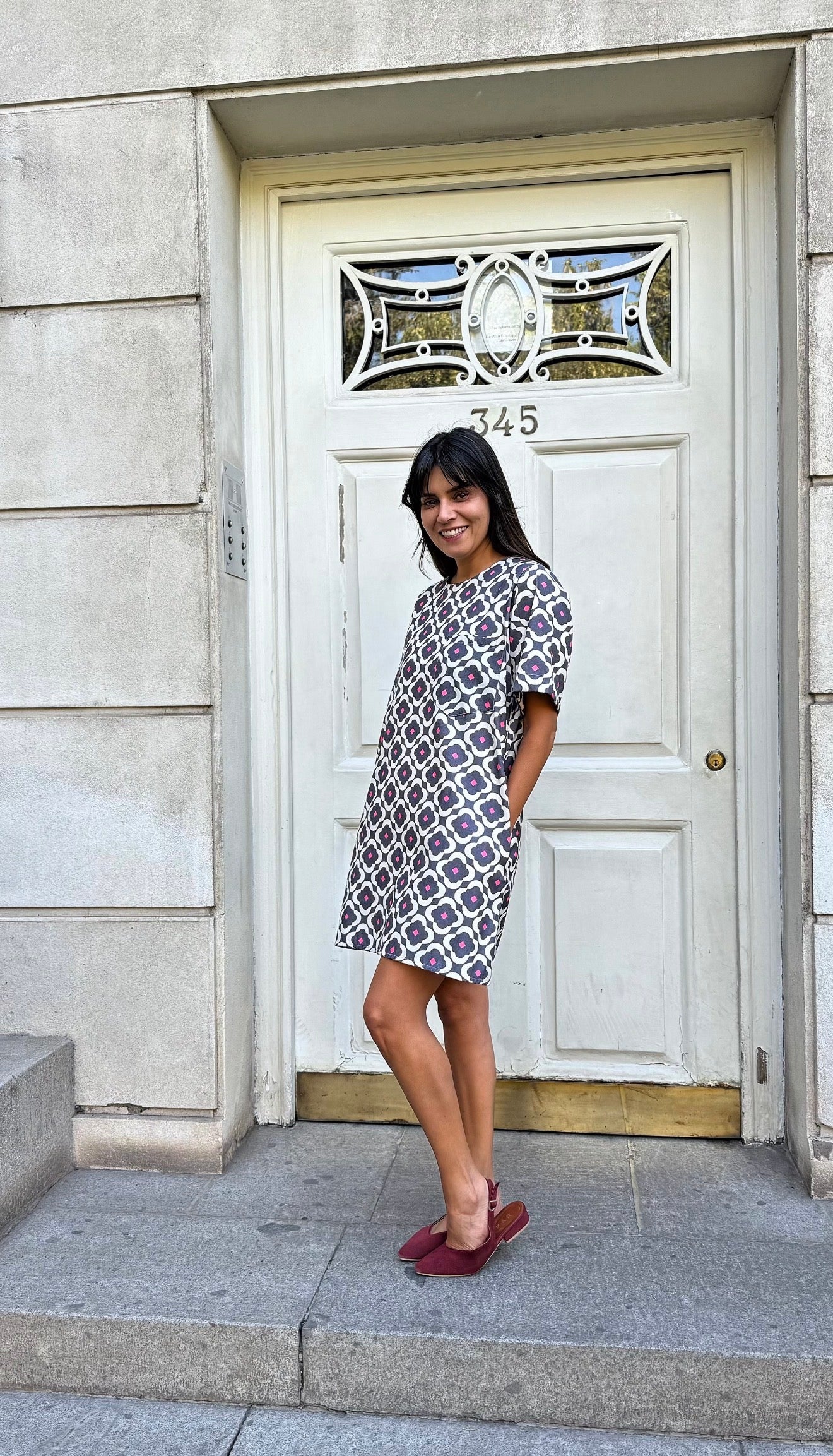 Vestido Denim Flores