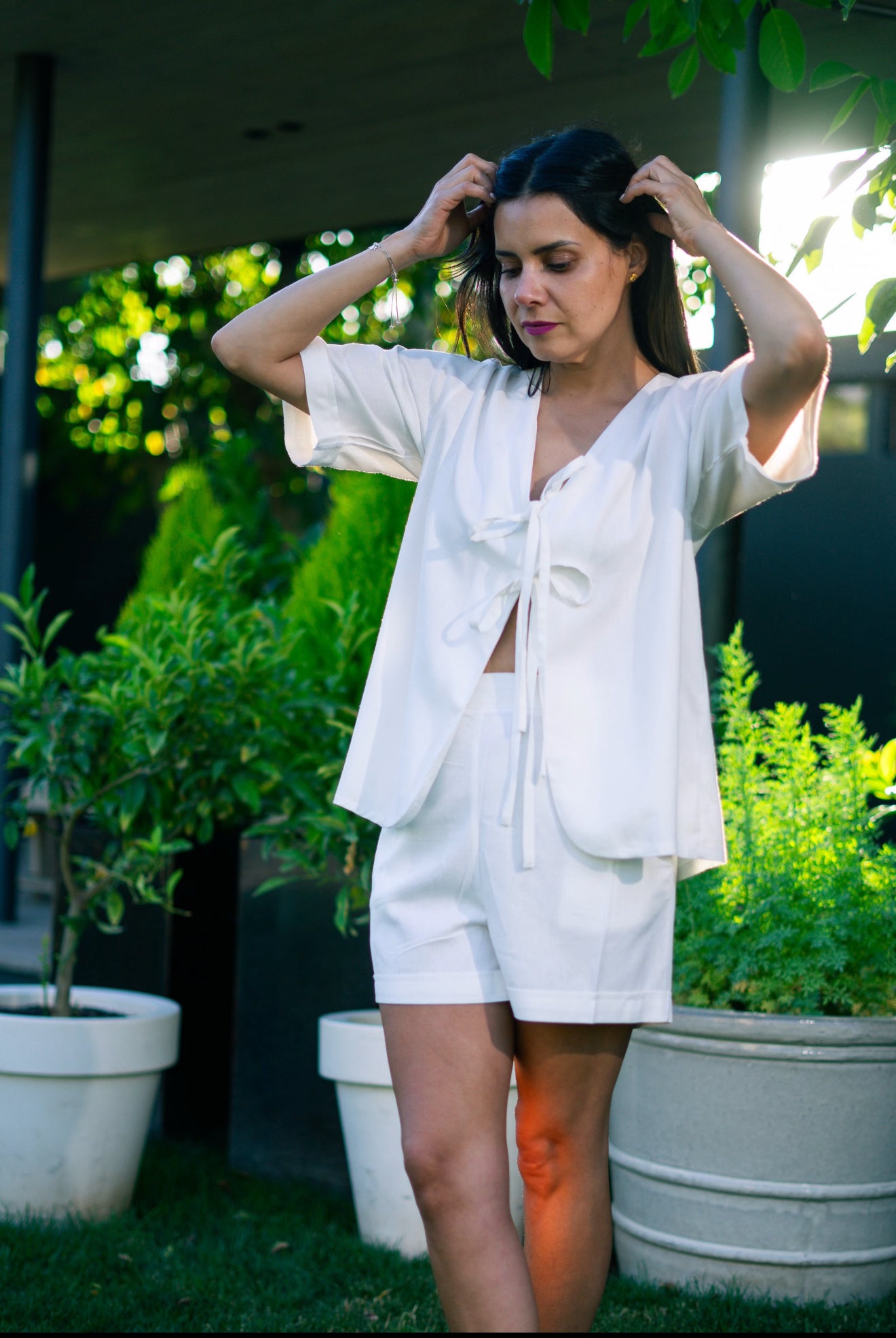 Conjunto Margarita Blanco Crudo