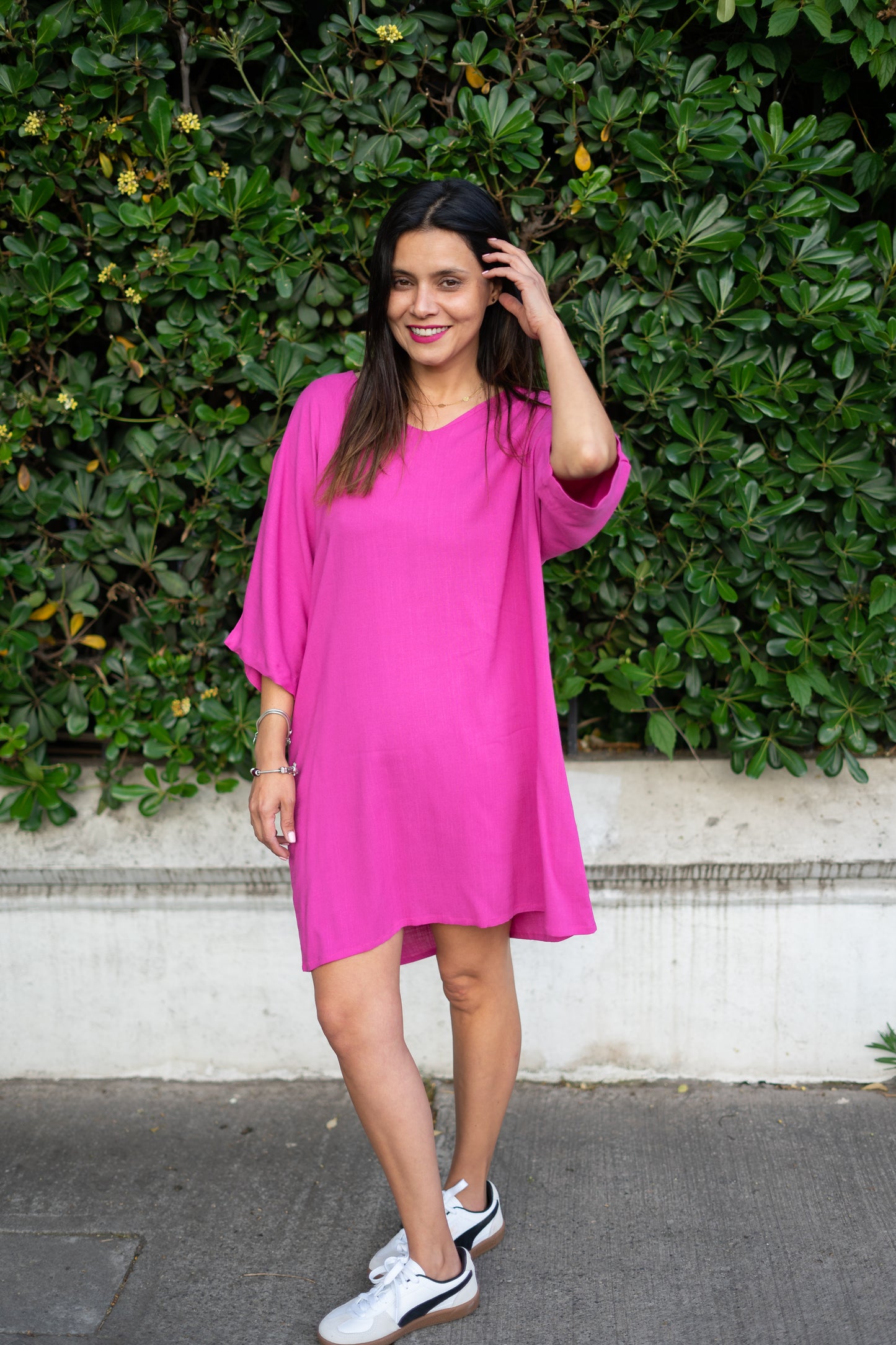 Vestido Martinica Fucsia