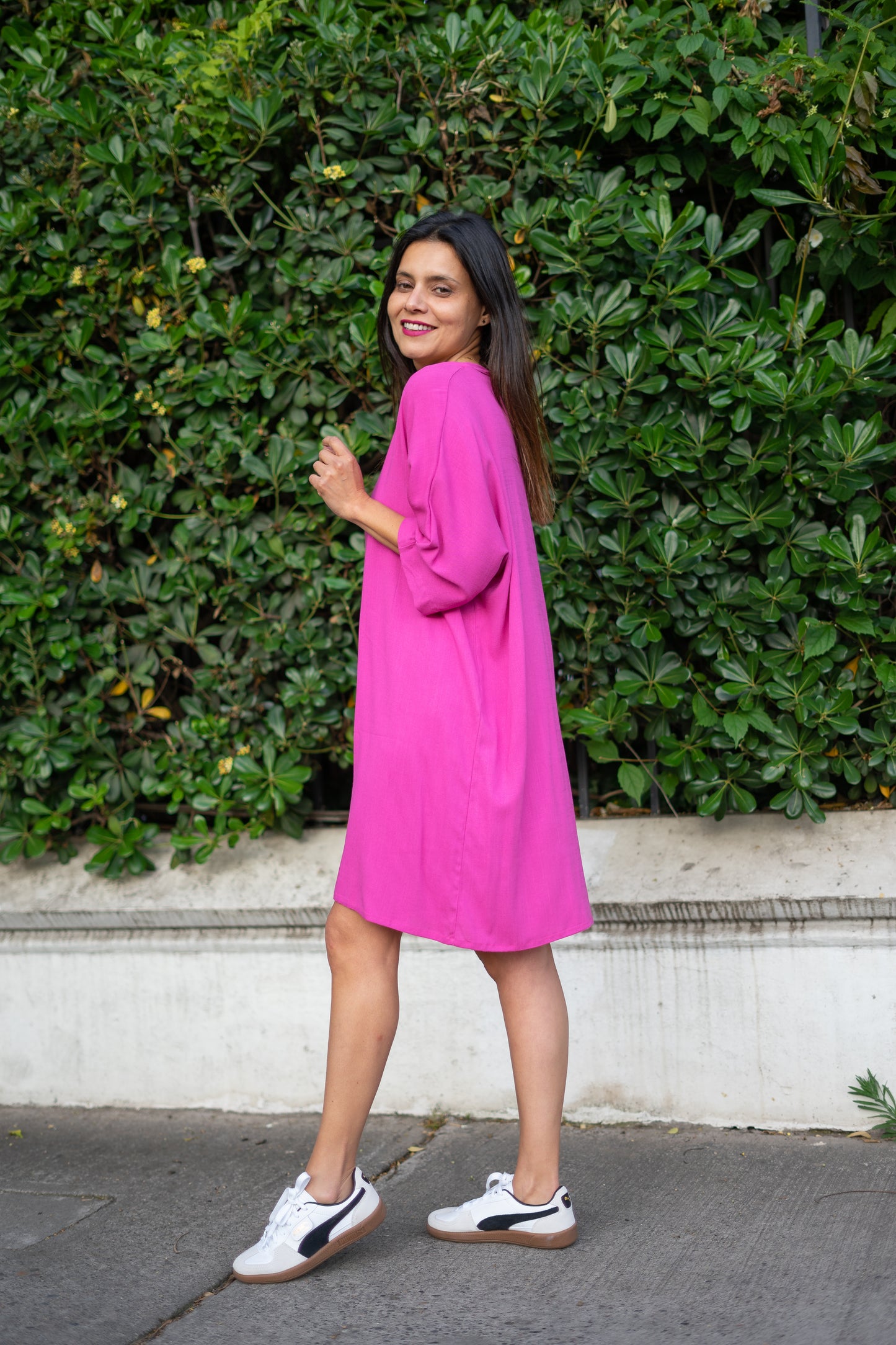 Vestido Martinica Fucsia