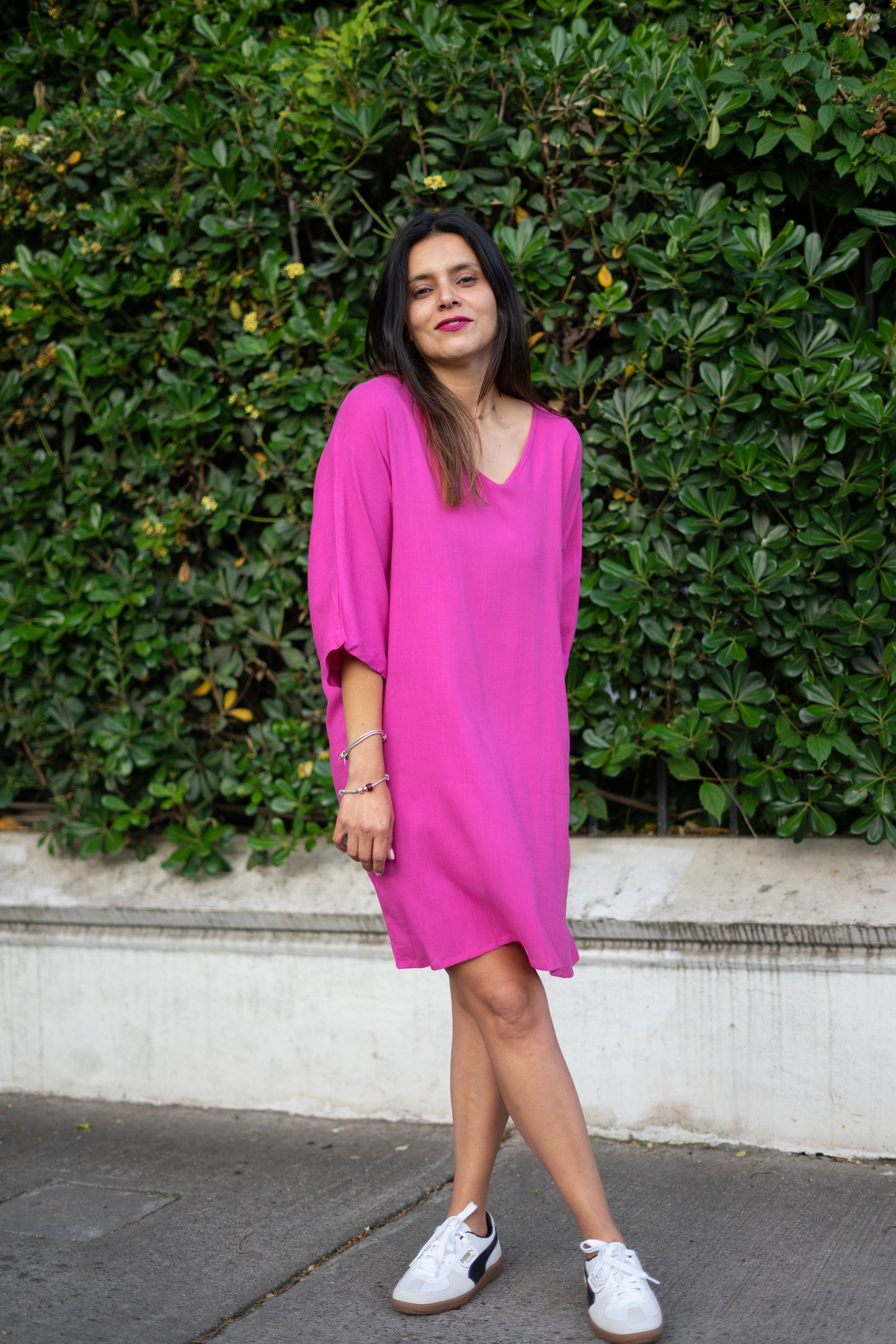 Vestido Martinica Fucsia