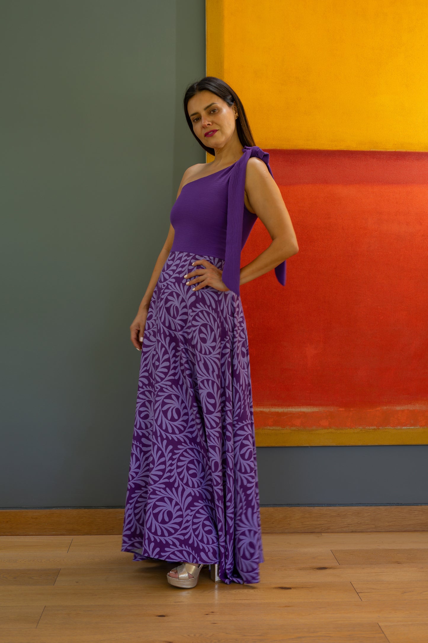 Vestido Piera Lavanda