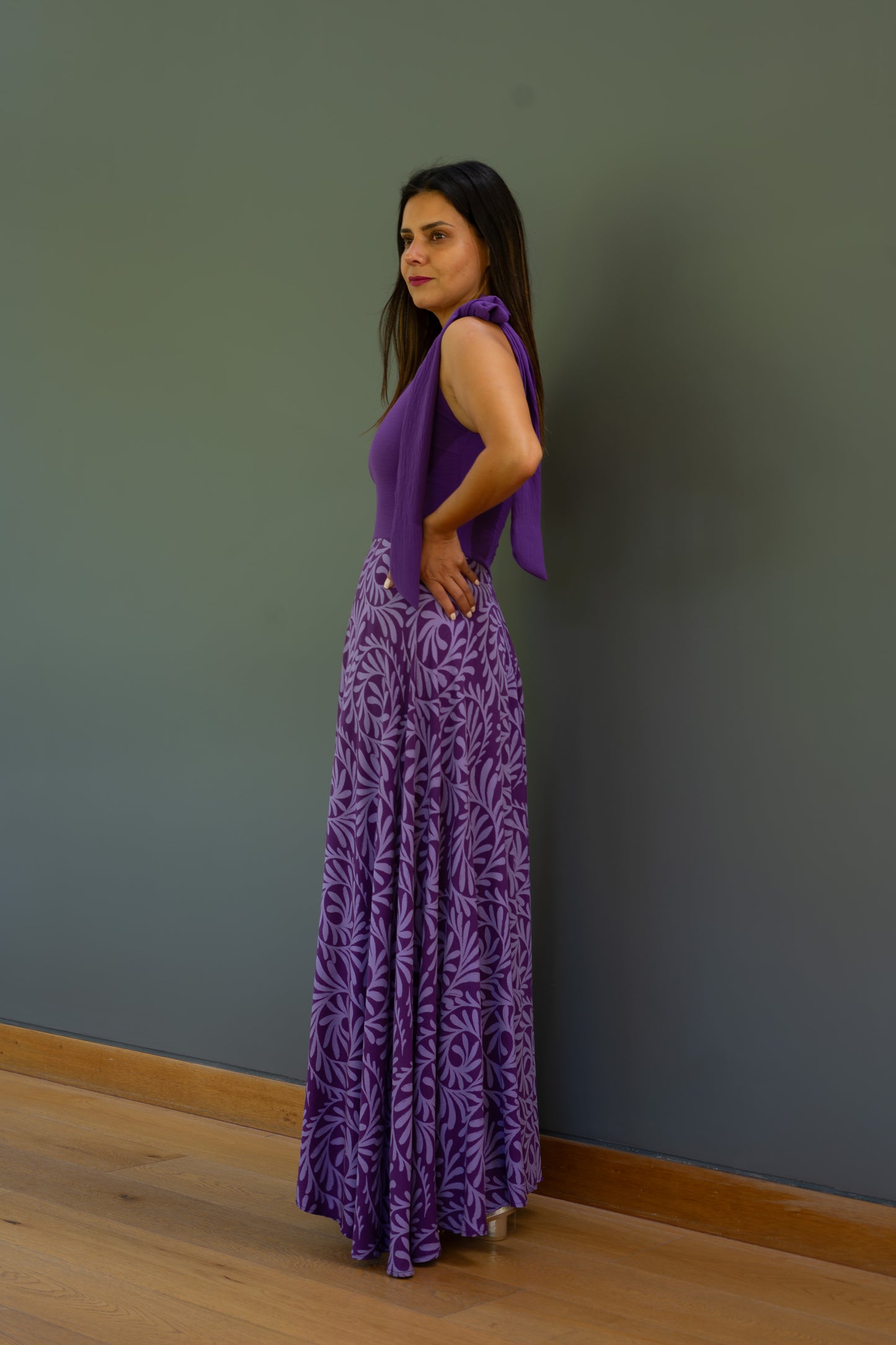Vestido Piera Lavanda