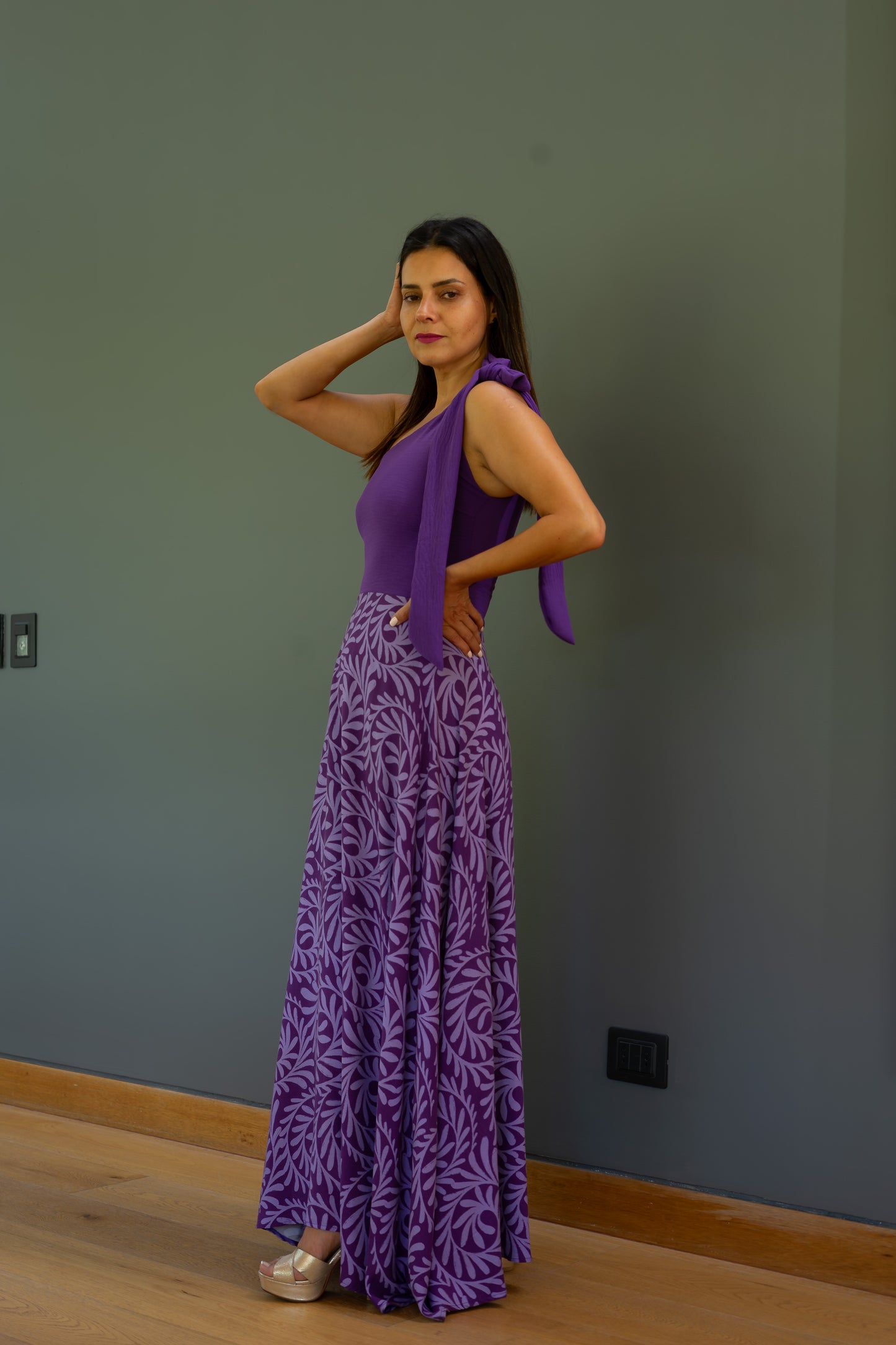 Vestido Piera Lavanda