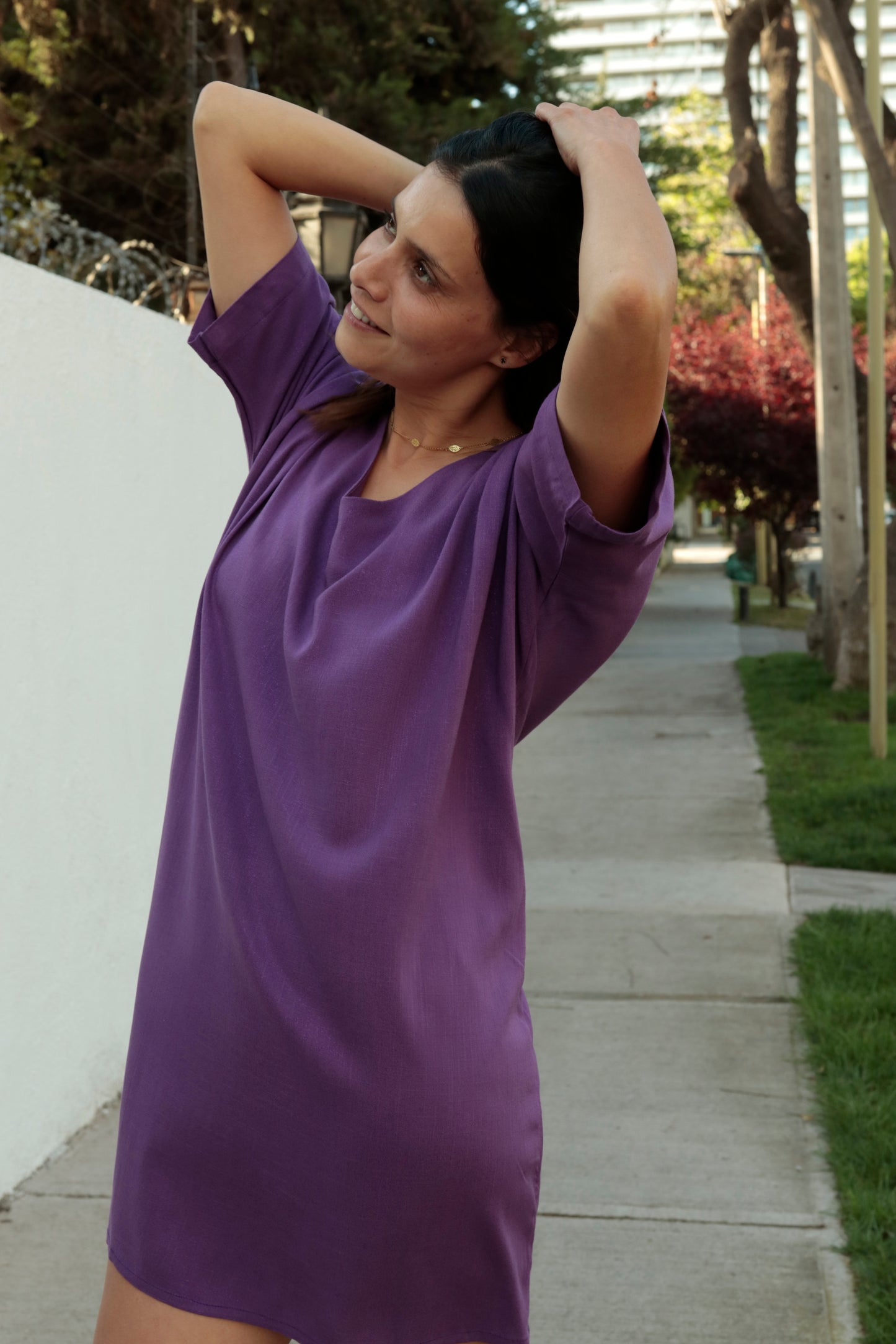 Vestido Martinica Violeta