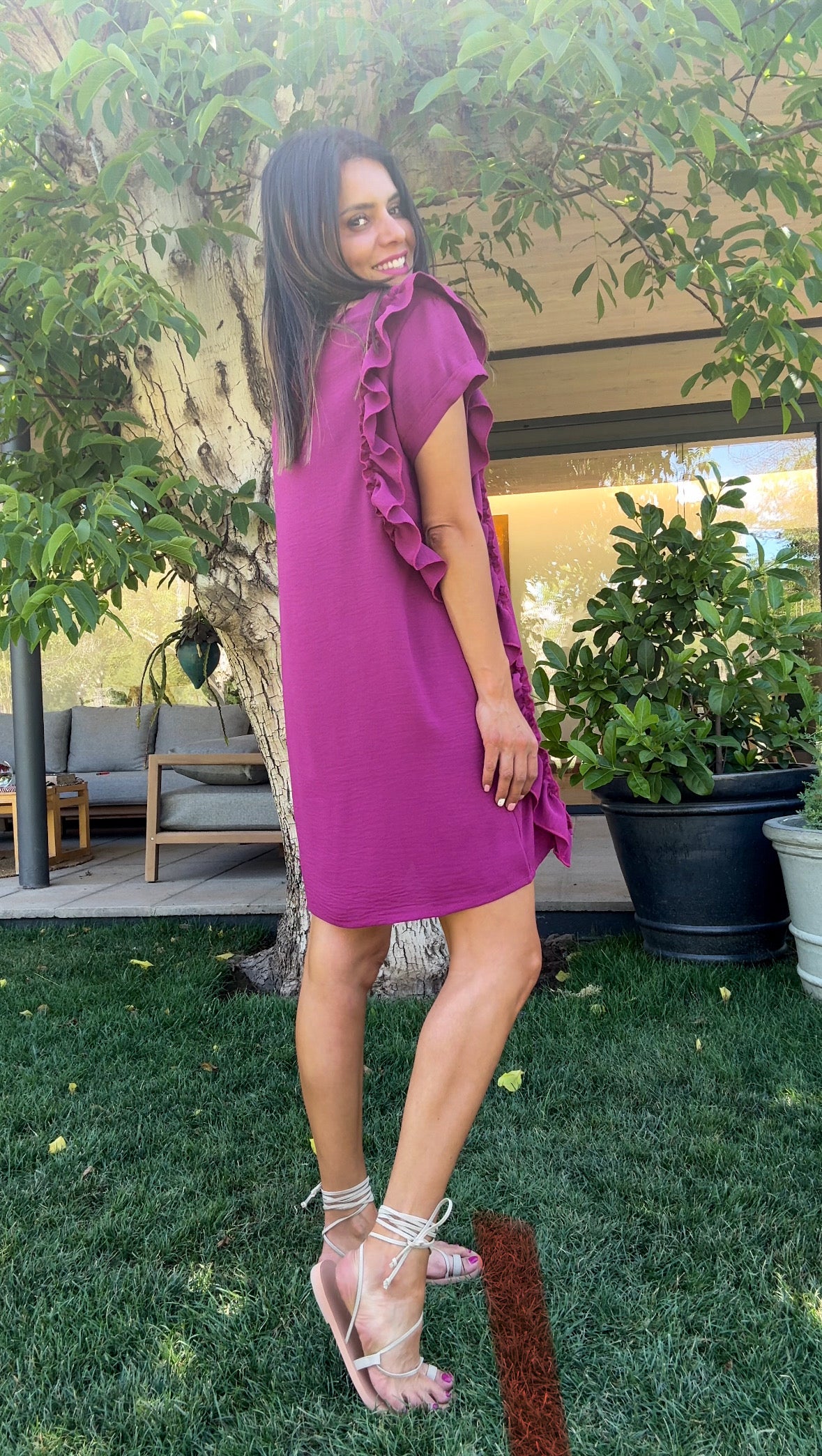 Vestido Tere Ciruela