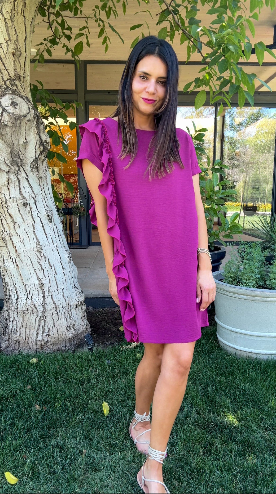 Vestido Tere Ciruela