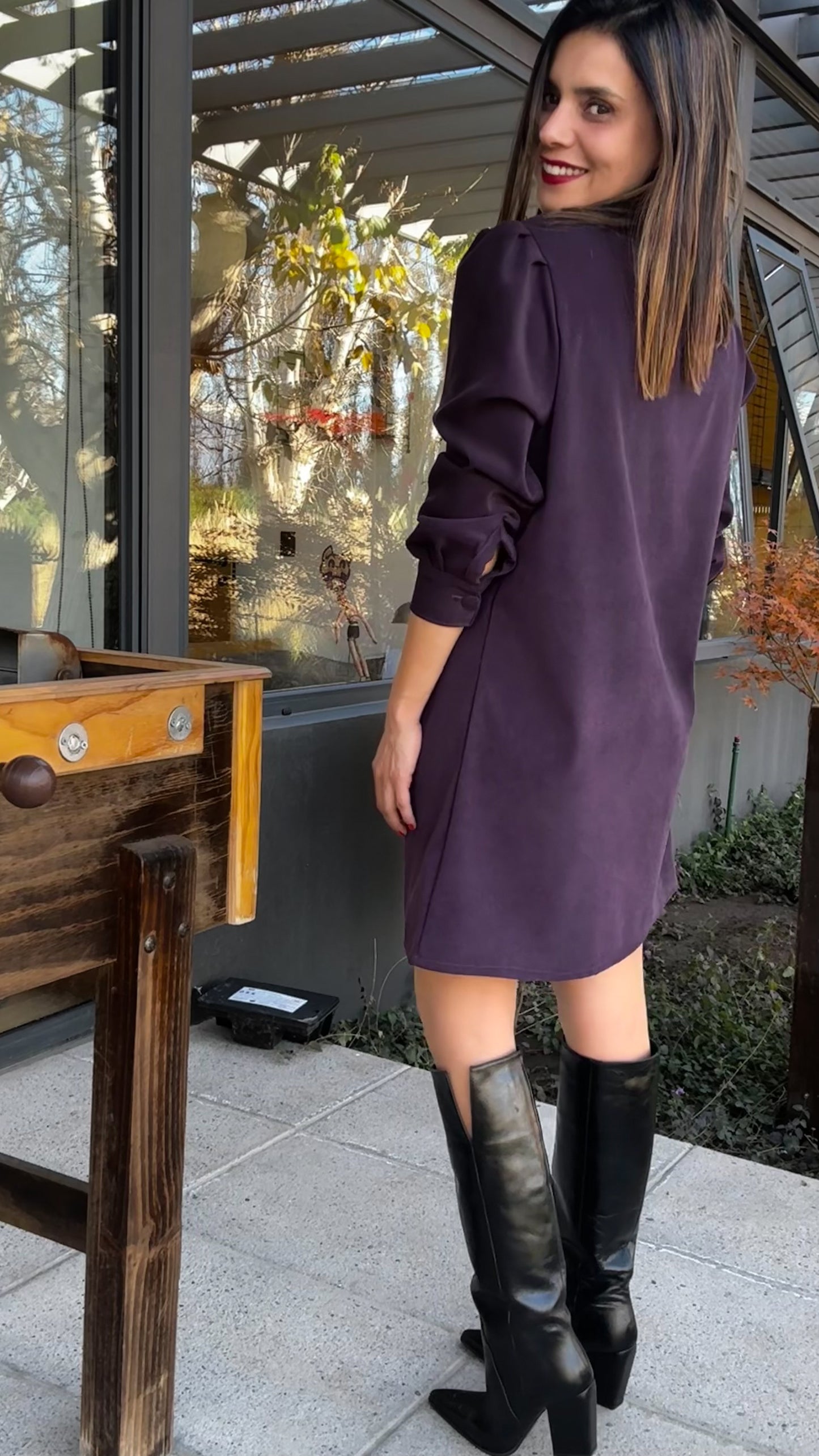 Vestido Julia Morado