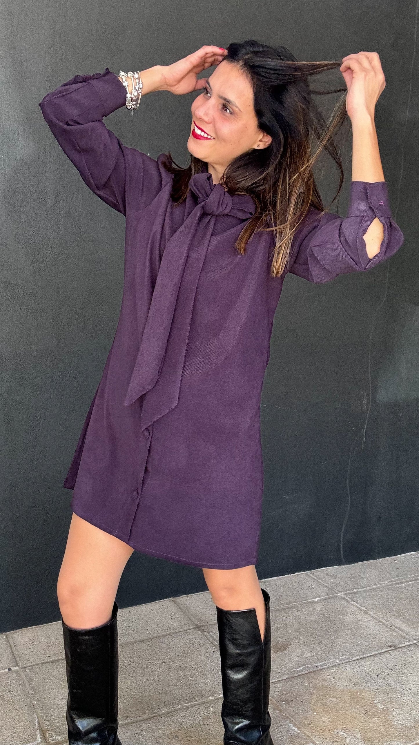 Vestido Julia Morado