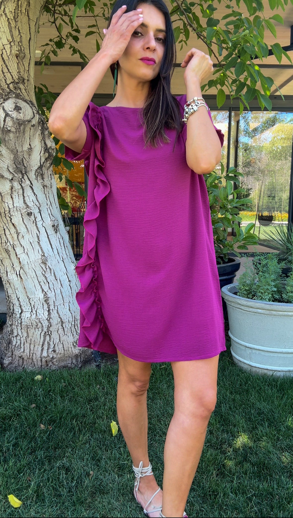 Vestido Tere Ciruela