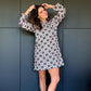 Vestido Denim Flores