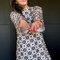 Vestido Denim Flores