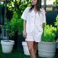 Conjunto Margarita Blanco Crudo