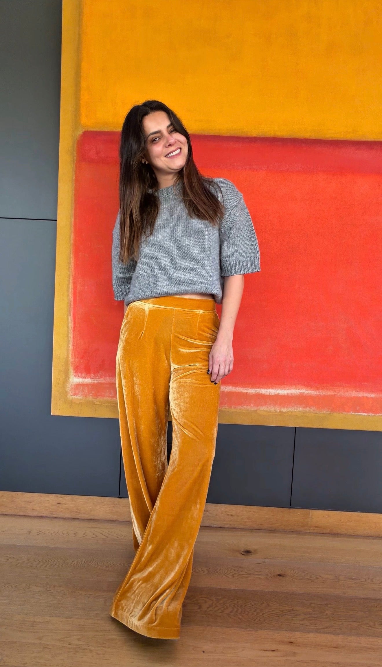 Pantalón Terciopelo Amarillo