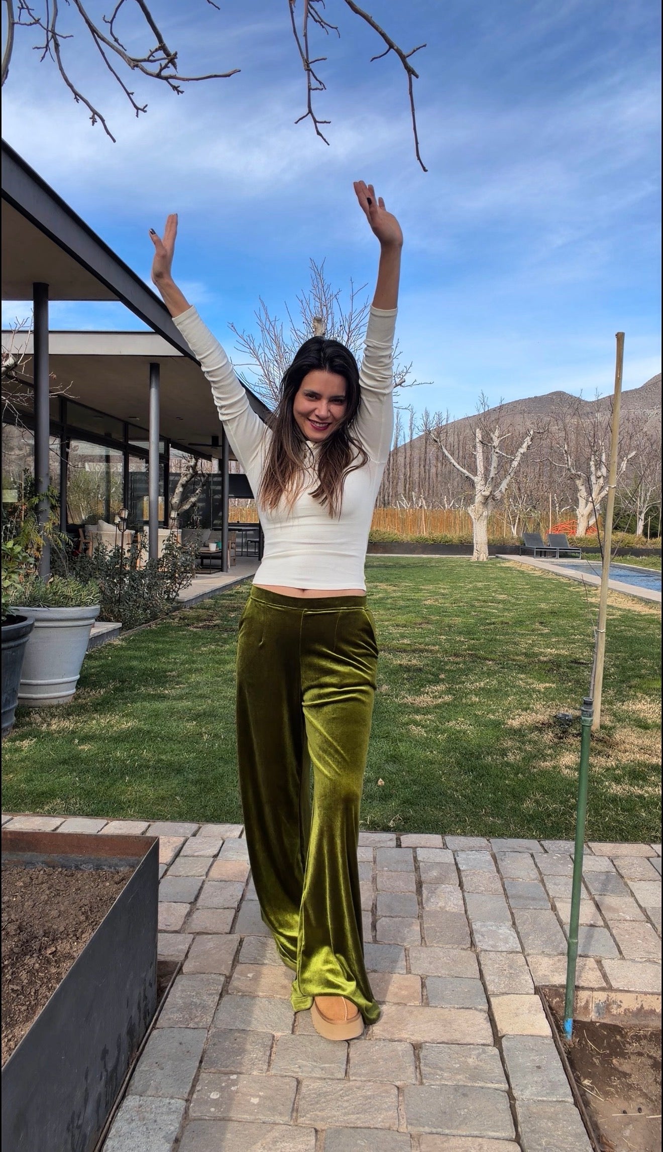Pantalón Terciopelo Verde