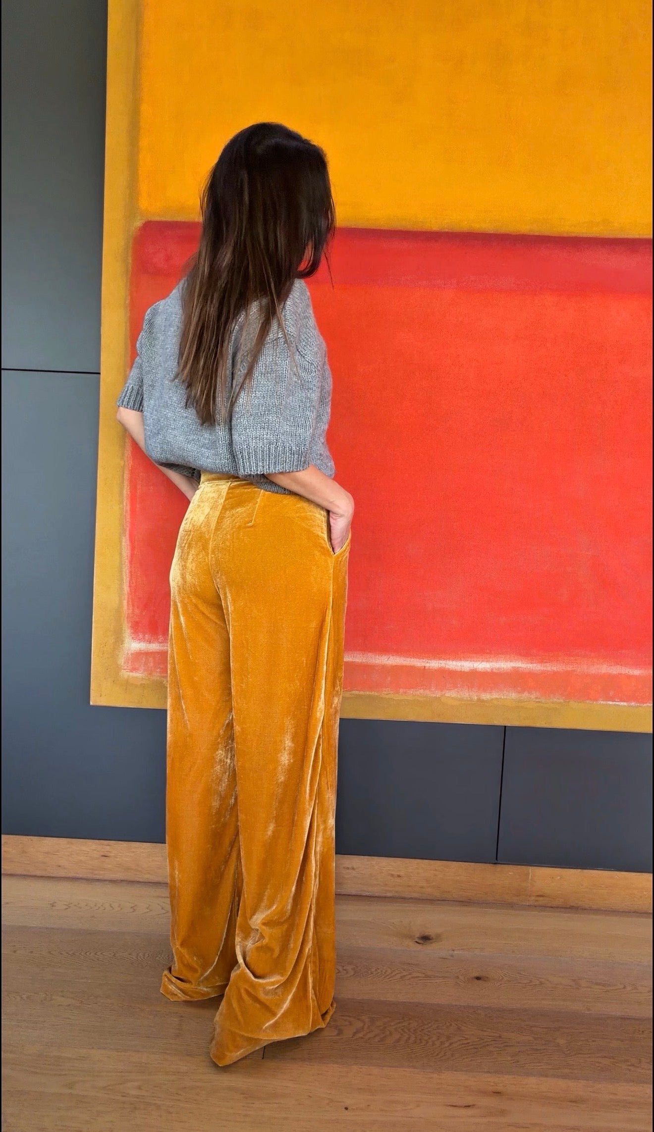 Pantalón Terciopelo Amarillo