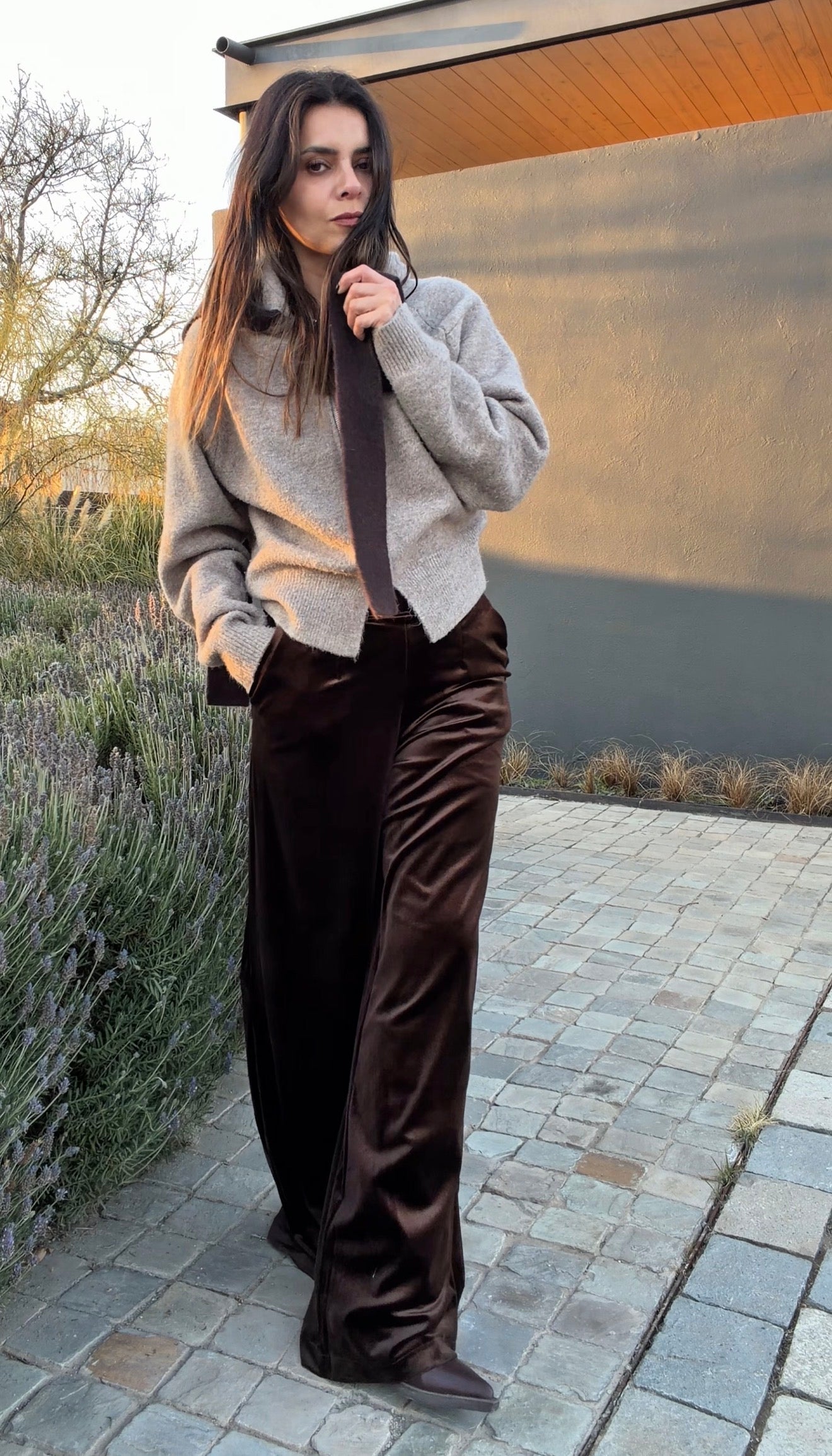 Pantalón Terciopelo Café