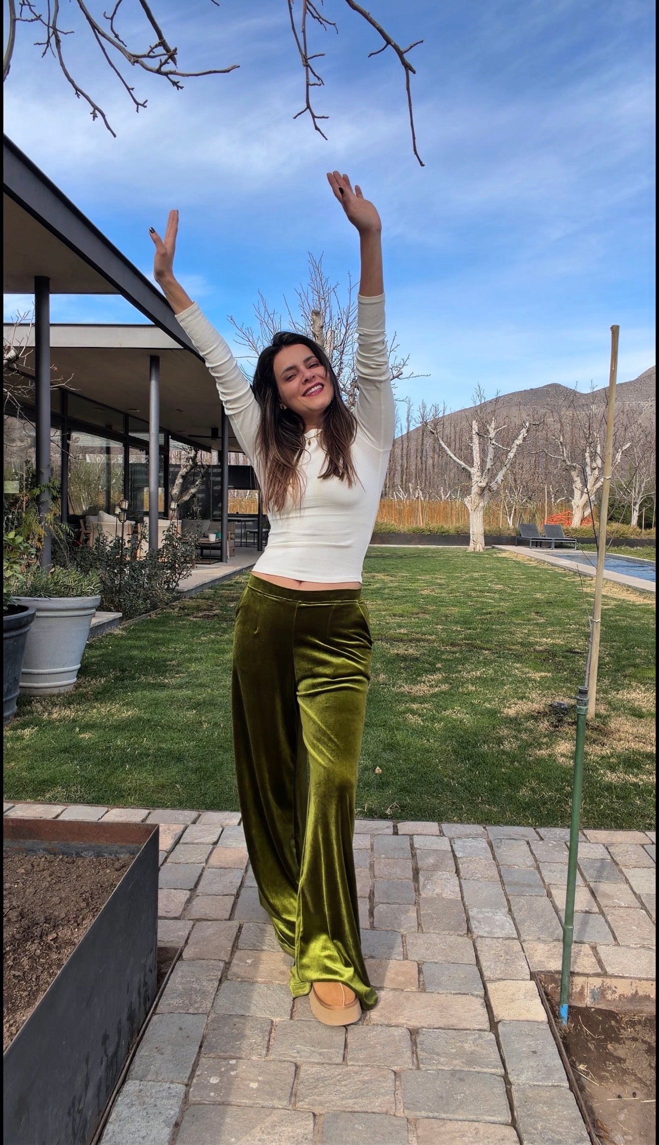 Pantalón Terciopelo Verde