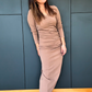 Vestido Creta Beige