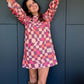 Vestido Denim Cuadros