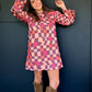 Vestido Denim Cuadros