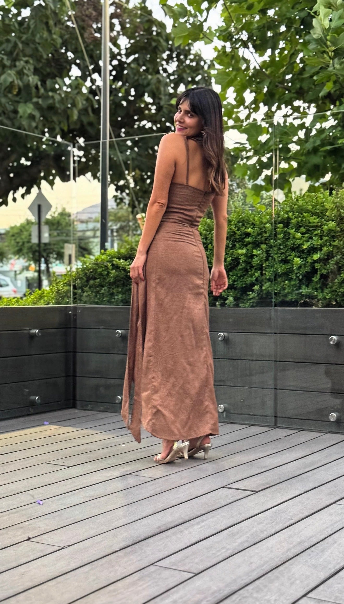 Vestido Rocco Marrón