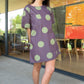 Vestido Denim Lunares Verde