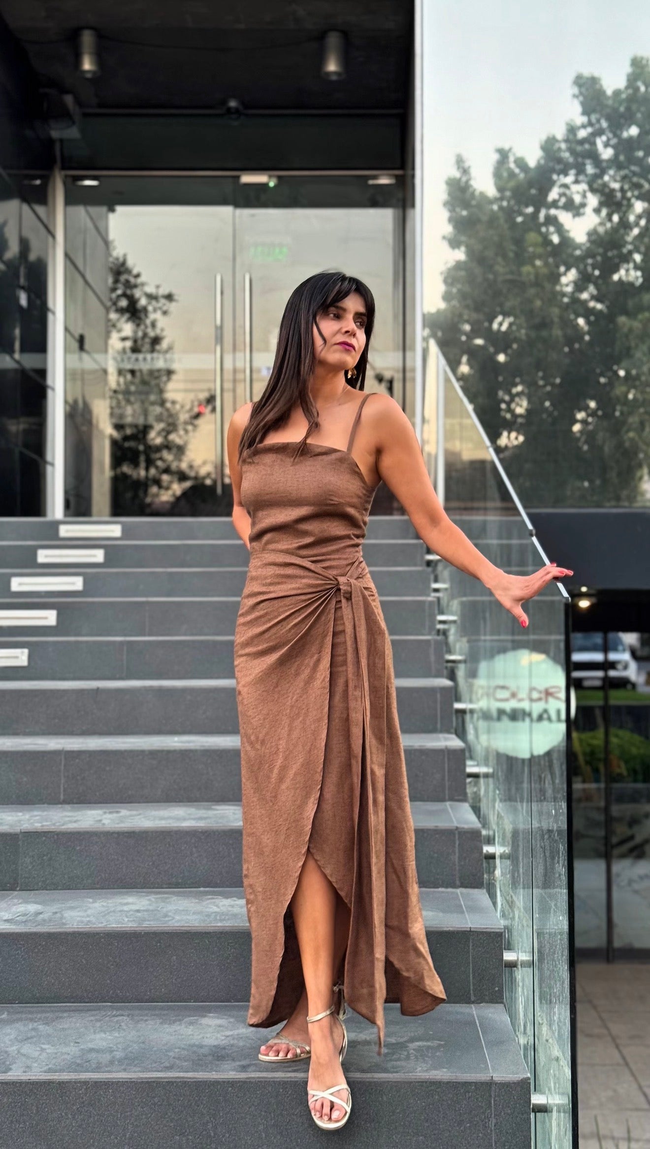 Vestido Rocco Marrón